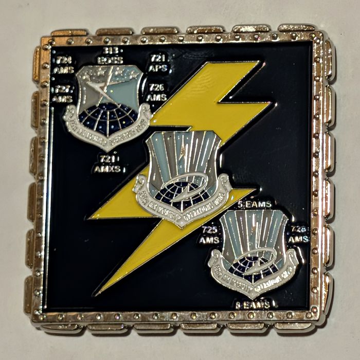 521st Air Mobility Operations Wing / AMS-AMXS multi-unit coin challenge coin obverse