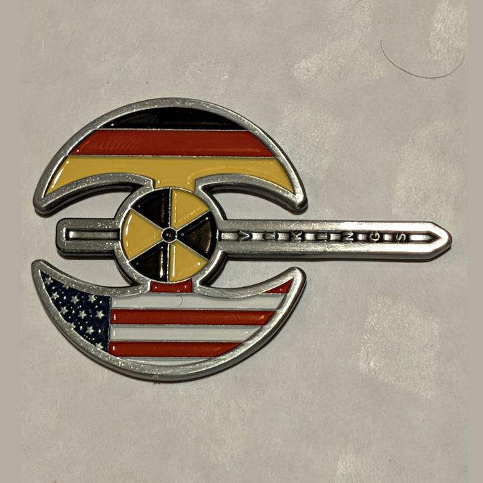 702nd Munitions Support Squadron (702 MUNSS) Vikings challenge coin obverse