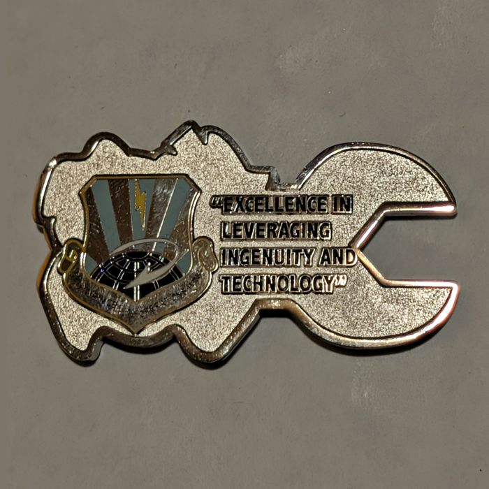 521st Air Mobility Operations Wing (521 AMOW) Ronin challenge coin reverse