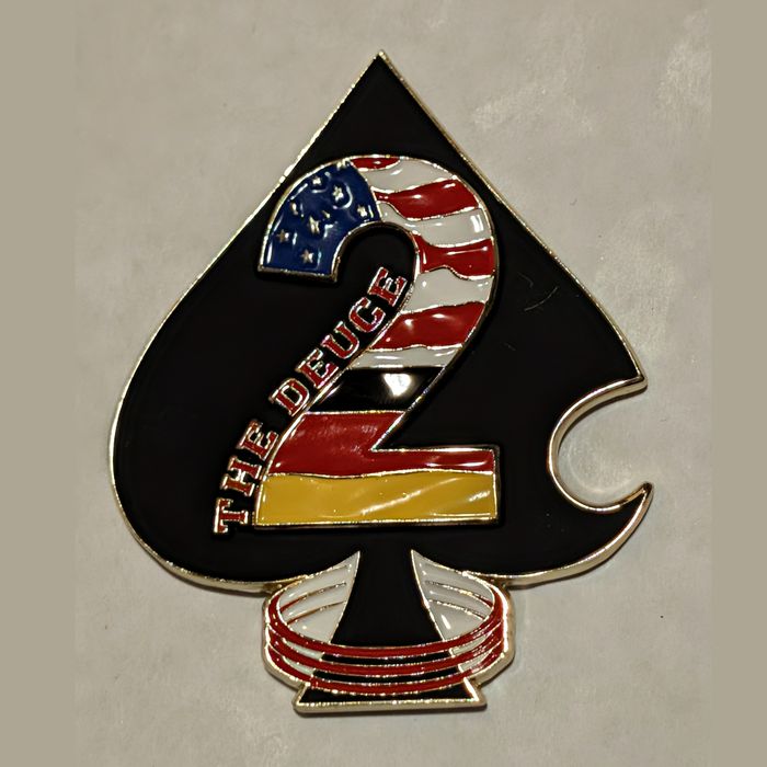 435th Construction and Training Squadron (435 CTS) The Deuce challenge coin obverse