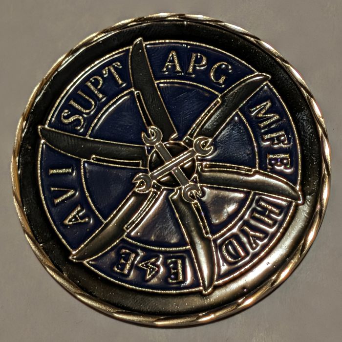 86th Aircraft Maintenance Squadron (86 AMXS) challenge coin reverse