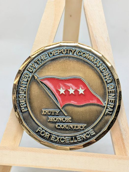 U.S. Army Europe "An Army Forward" Deputy Commanding General challenge coin reverse