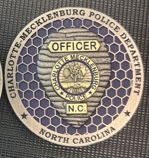 Charlotte-Mecklenburg Police Department 2026 challenge coin reverse