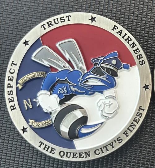 Charlotte-Mecklenburg Police Department 2026 challenge coin obverse