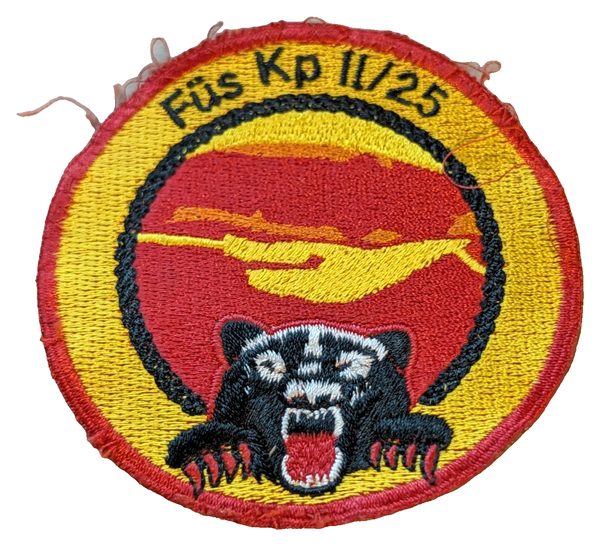 Füsilierkompanie II/25, Füs Bat 25 (Swiss Army) (full-color) patch