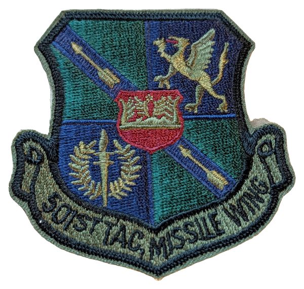 501st Tactical Missile Wing (subdued) patch