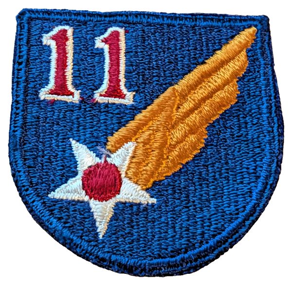 11th Air Force (USAAF WWII-pattern SSI) (full-color) patch