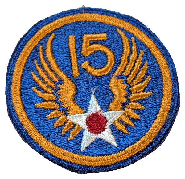 15th Air Force (USAAF WWII-pattern SSI) (full-color) patch