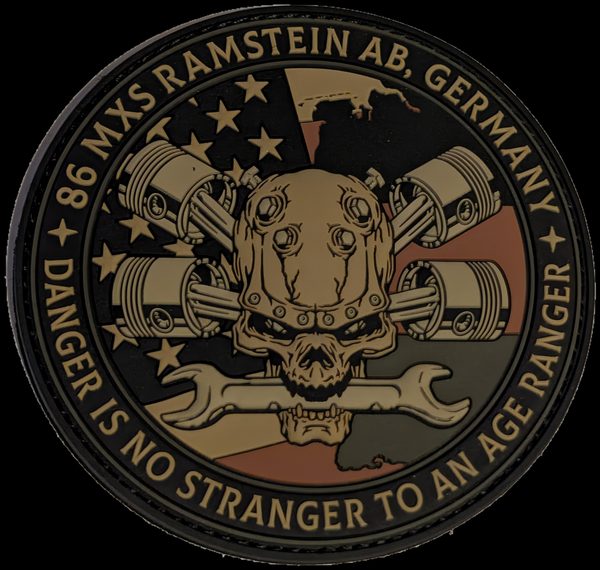 86 MXS - Aerospace Ground Equipment (AGE) Flight - AGE Ranger (subdued PVC) (PVC (subdued/multicam tones)) patch