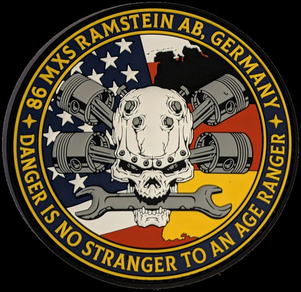 86 MXS - Aerospace Ground Equipment (AGE) Flight - AGE Ranger (full-color PVC) (PVC (full color)) patch