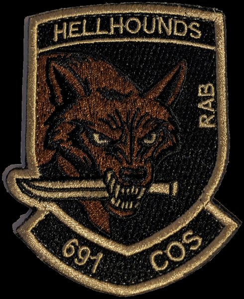 691st Cyberspace Operations Squadron - 'HELLHOUNDS' RAB (OCP) (OCP (morale)) patch