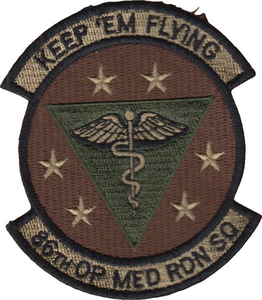 86th Operational Medical Readiness Squadron - 'Keep 'Em Flying' (OCP) (OCP) patch