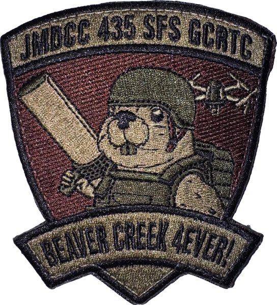 435th Security Forces Squadron GCRTC - JMDCC 'Beaver Creek 4ever!' (OCP) (morale) patch