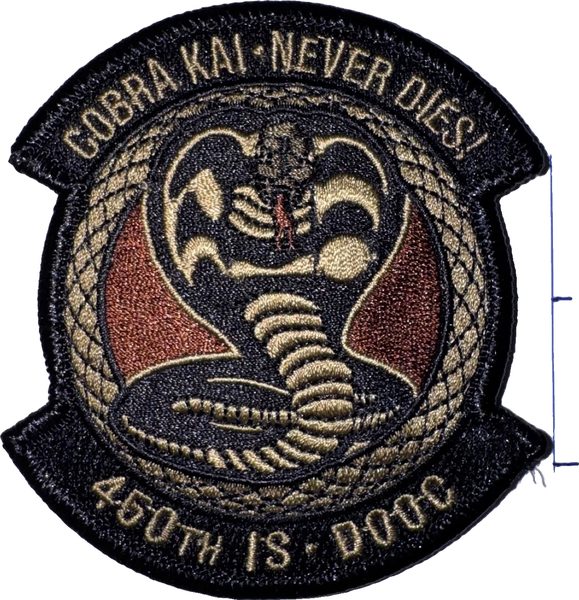 450th Intelligence Squadron DOOC - 'Cobra Kai Never Dies!' (OCP) (morale) patch