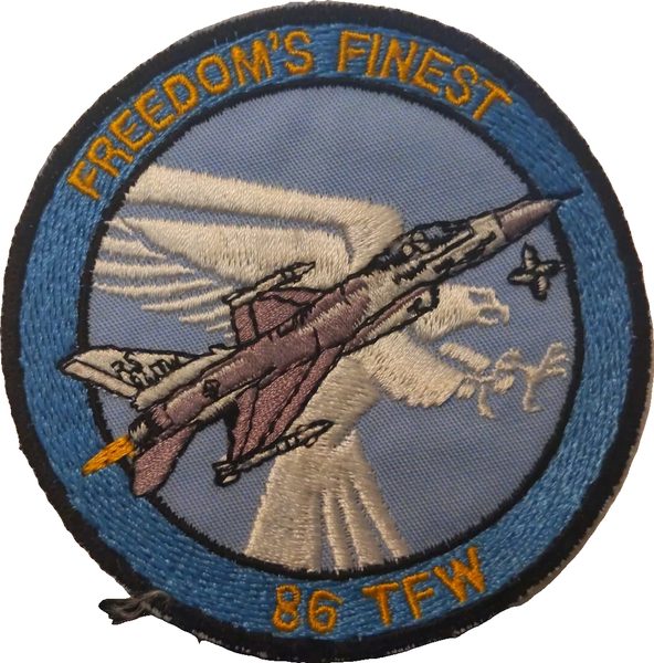 86th Tactical Fighter Wing - 'Freedom's Finest' (full color, historical) (full-color) patch