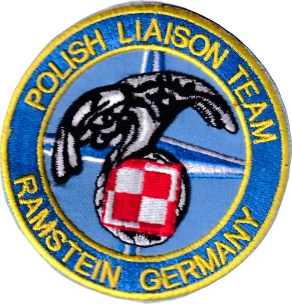 Polish Liaison Team, Ramstein Germany (full-color) patch