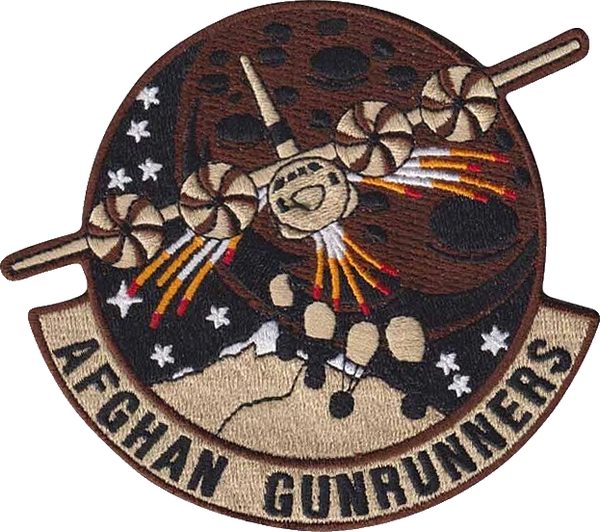 61st Expeditionary Airlift Squadron - 'Afghan Gunrunners' (C-130 morale) (morale) patch