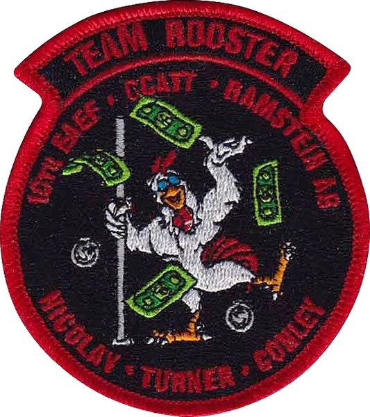 10th EAEF CCATT 'Team Rooster', Ramstein AB (morale) patch
