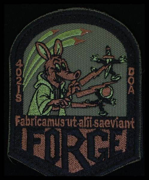 402nd Intelligence Squadron DOA - 'FORGE' morale (subdued/OD) (morale) patch