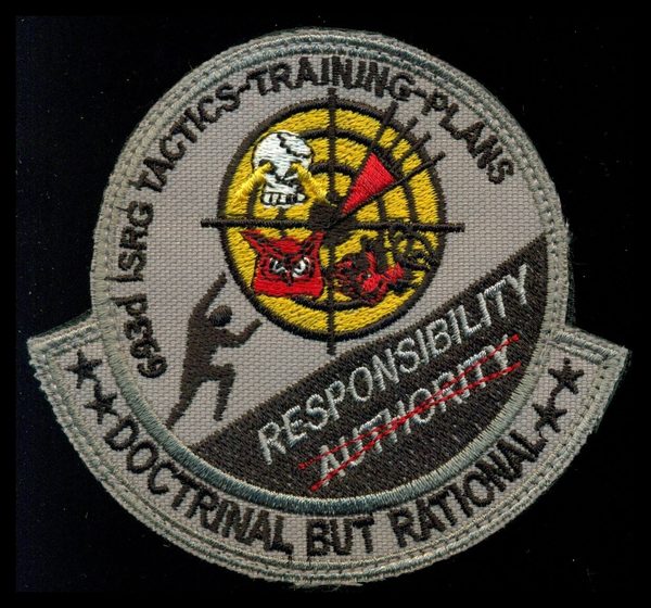 693rd ISR Group - Tactics-Training-Plans 'Doctrinal But Rational' morale (morale) patch