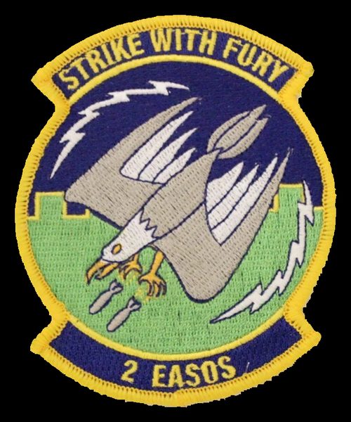 2nd Expeditionary Air Support Operations Squadron - 'Strike With Fury' (full color) (full-color) patch