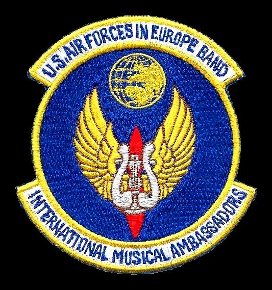 U.S. Air Forces in Europe Band - 'International Musical Ambassadors' (full color) (full-color) patch