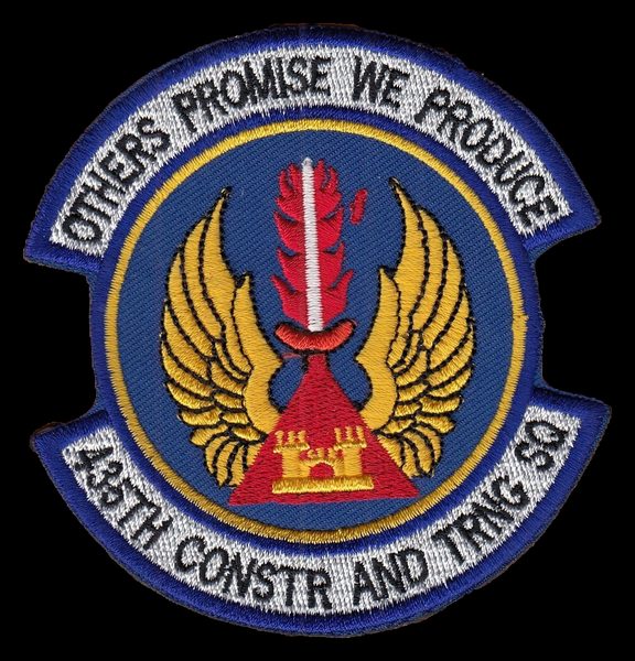 435th Construction and Training Squadron (full-color) patch