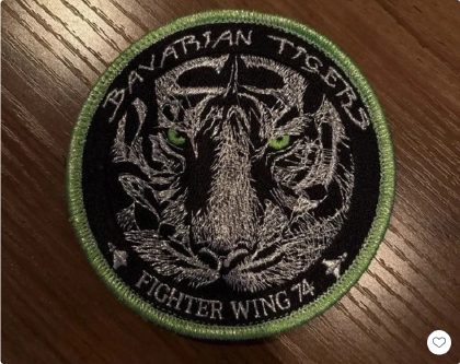 Luftwaffe Taktisches Luftwaffengeschwader 74 (TaktLwG 74) - 'Bavarian Tigers' (full-color) patch