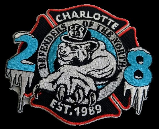 Charlotte Fire Department Station 28 (full-color) patch