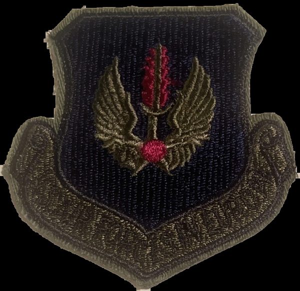 U.S. Air Forces in Europe - command shield (subdued, Cold War era) (subdued) patch