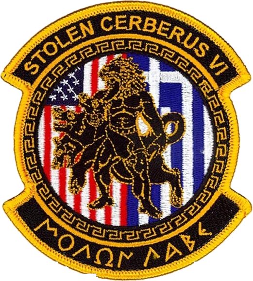 Exercise Stolen Cerberus VI (2019, US/Hellenic, 37 AS / 86 AW) (event (exercise)) patch