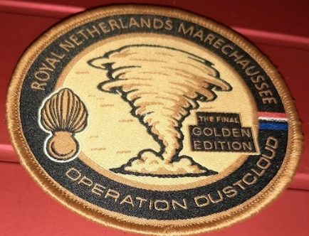 Royal Netherlands Marechaussee - Operation Dustcloud ("The Final Golden Edition") (full-color (commemorative)) patch