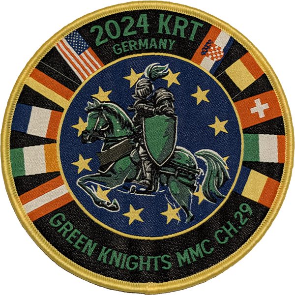 Green Knights MMC Chapter 29 - '2024 KRT Germany' (full color) (full-color) patch
