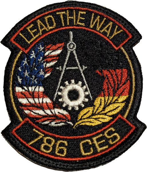 786th Civil Engineer Squadron - 'Lead the Way' (full color) (full-color) patch