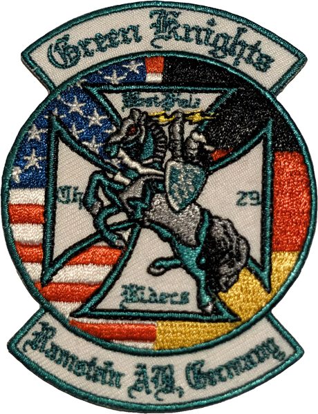 Green Knights West Phal Riders Chapter 29 - Ramstein AB Germany (full color) (full-color) patch