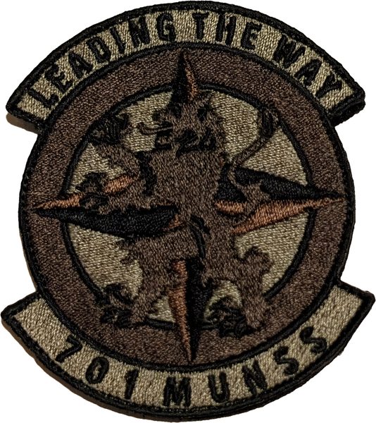 701st Munitions Support Squadron - 'Leading the Way' (subdued) (OCP) patch