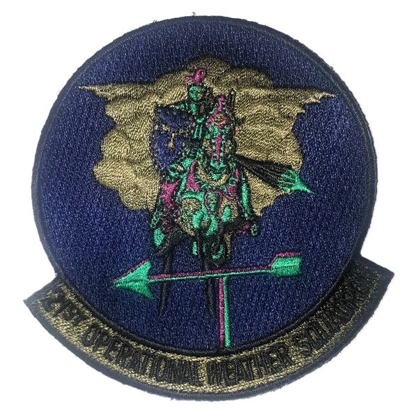 21st Operational Weather Squadron - knight/weather vane (full color) (full-color) patch