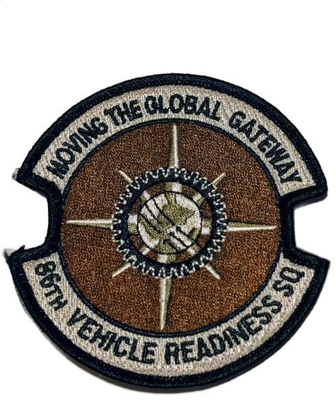 86th Vehicle Readiness Squadron - 'Moving the Global Gateway' (full-color) patch
