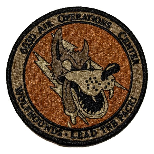 603rd Air Operations Center - 'Wolfhounds - Lead the Pack!' (OCP) (OCP) patch