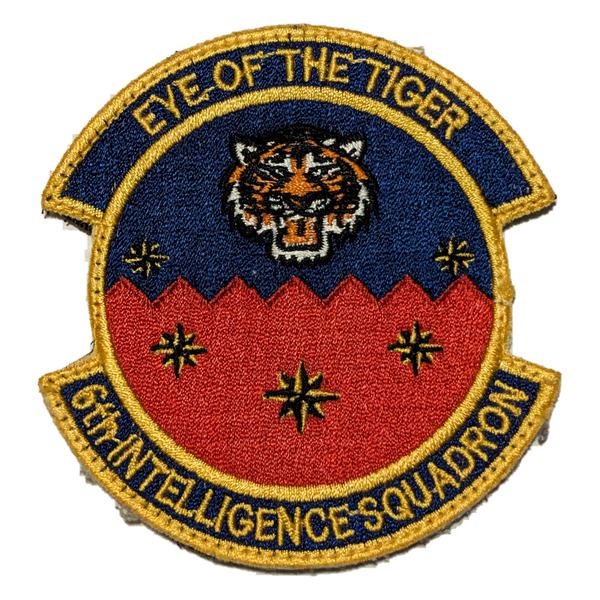 6th Intelligence Squadron - 'Eye of the Tiger' (full color) (full-color) patch