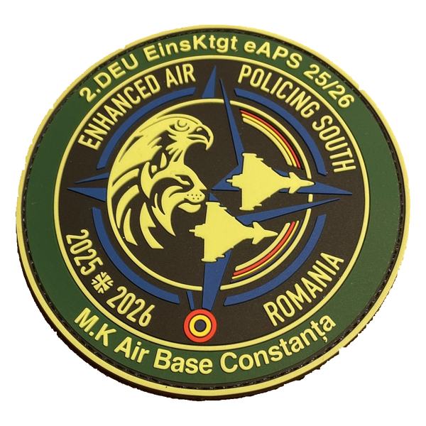 German Luftwaffe 2.DEU EinsKtgt eAPS 25/26 - Enhanced Air Policing South, Romania (PVC) (PVC) patch