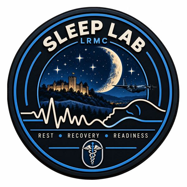 Landstuhl Regional Medical Center - Sleep Lab 'Rest • Recovery • Readiness' (morale/section patch) (morale) patch