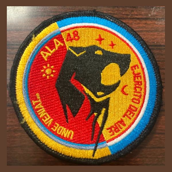 Spanish Air Force (Ejército del Aire) Ala 48 - puma 'Unde Veniat' (embroidered unit emblem) patch
