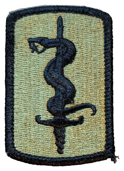 US Army medical brigade SSI (30th Medical Bde, Sembach) (OCP) patch