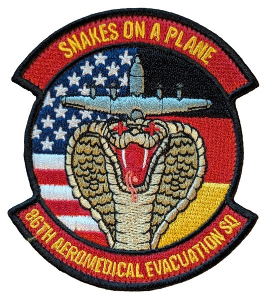86th Aeromedical Evacuation Squadron (morale) patch