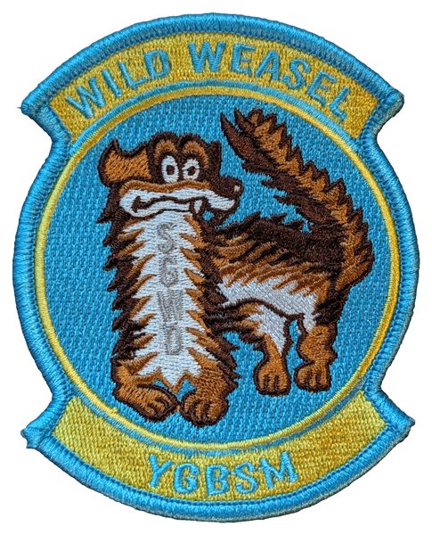 Grey Wolf Team (USAF Ukraine air-advisory task force, USAFE/603 AOC) - Wild Weasel-themed morale patch (morale) patch