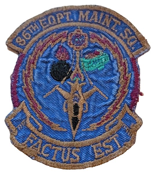 86th Equipment Maintenance Squadron (86 TFW era) (full-color) patch