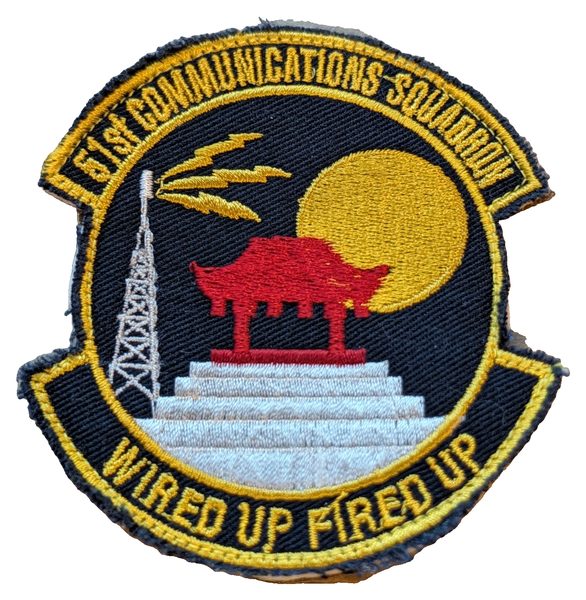 51st Communications Sq (Osan) (full-color) patch