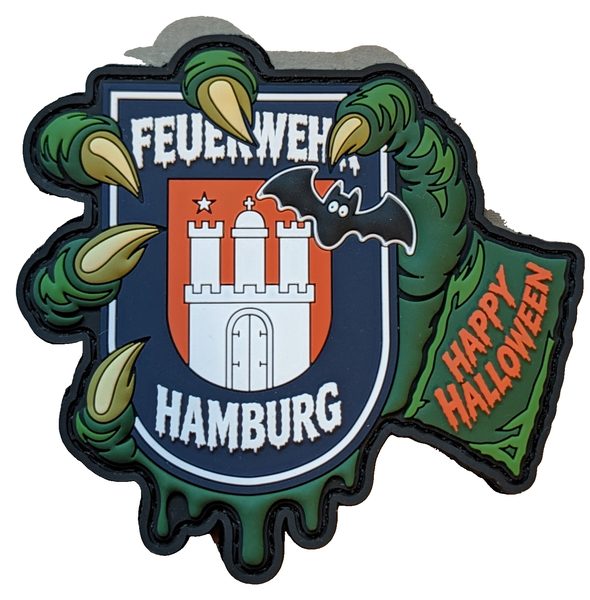 Feuerwehr Hamburg (Halloween) (PVC) patch