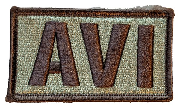generic USAF duty identifier (avionics) (duty identifier) patch